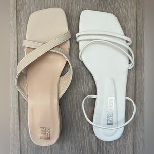 2 Pairs of Women's Sandals